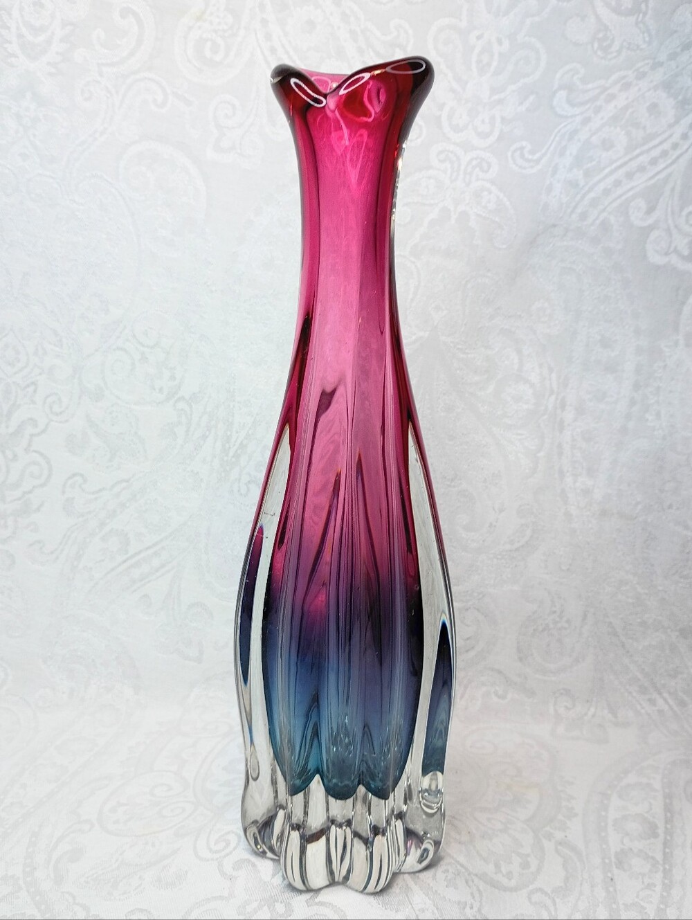 Sanyu Glass Tall Art Glass Vase